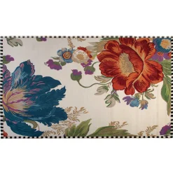 Best MacKenzie-Childs Flower Market Reflections Rug - 8' X 10' - Ivory