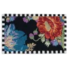 Hot MacKenzie-Childs Flower Market Reflections Rug - Black - 2'3" X 3'9"