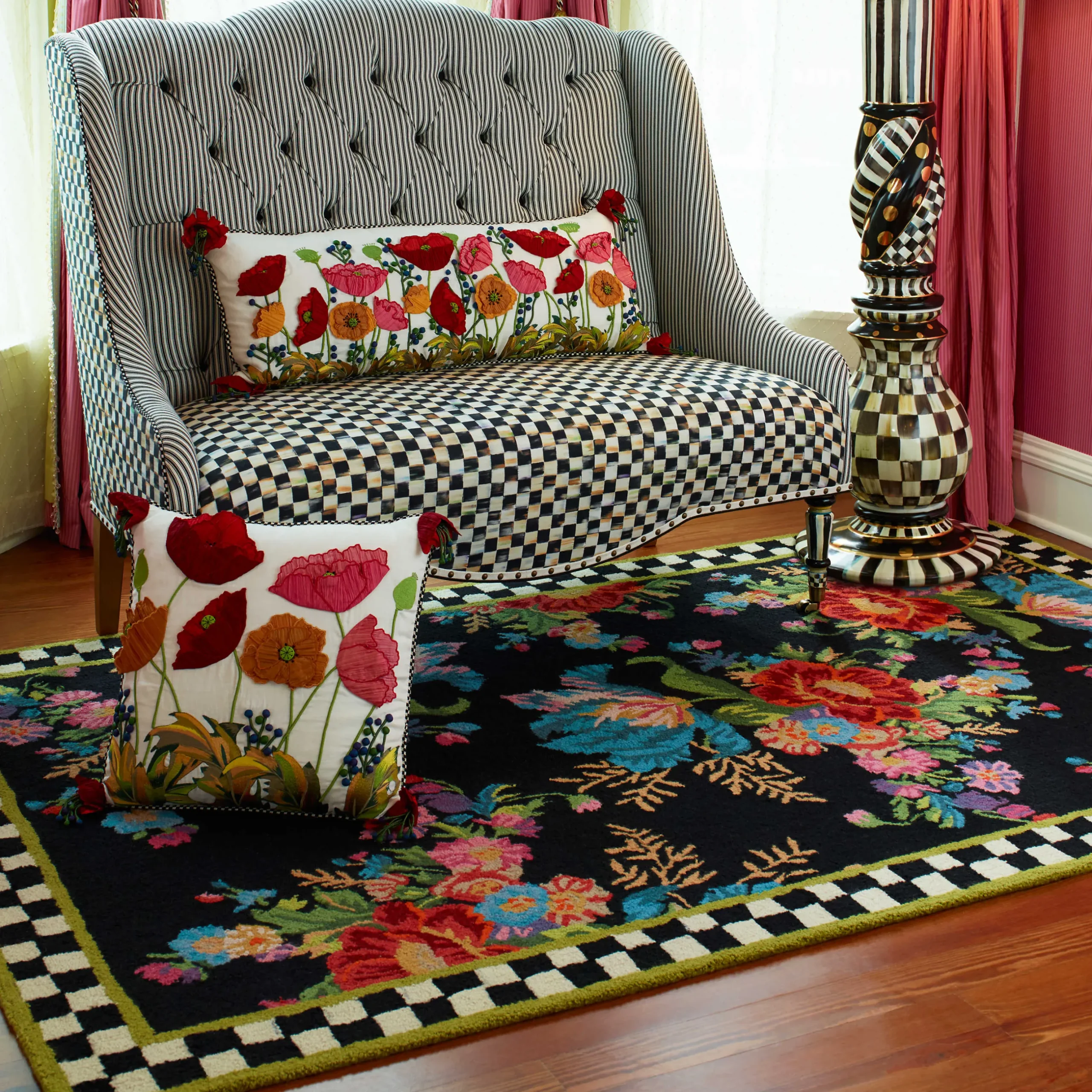 Sale MacKenzie-Childs Flower Market Rug - 5' X 8'