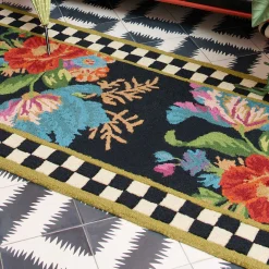 Online MacKenzie-Childs Flower Market Rug - 2'6" X 8' Runner