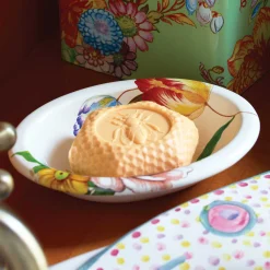 Best MacKenzie-Childs Flower Market Soap Dish - White