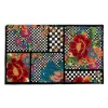 Clearance MacKenzie-Childs Flower Market Trellis Rug - Black - 3' X 5'