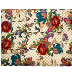 Best MacKenzie-Childs Flower Market Trellis Rug - Ivory - 8' X 10'