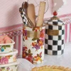 Clearance MacKenzie-Childs Flower Market Utensil Holder - White