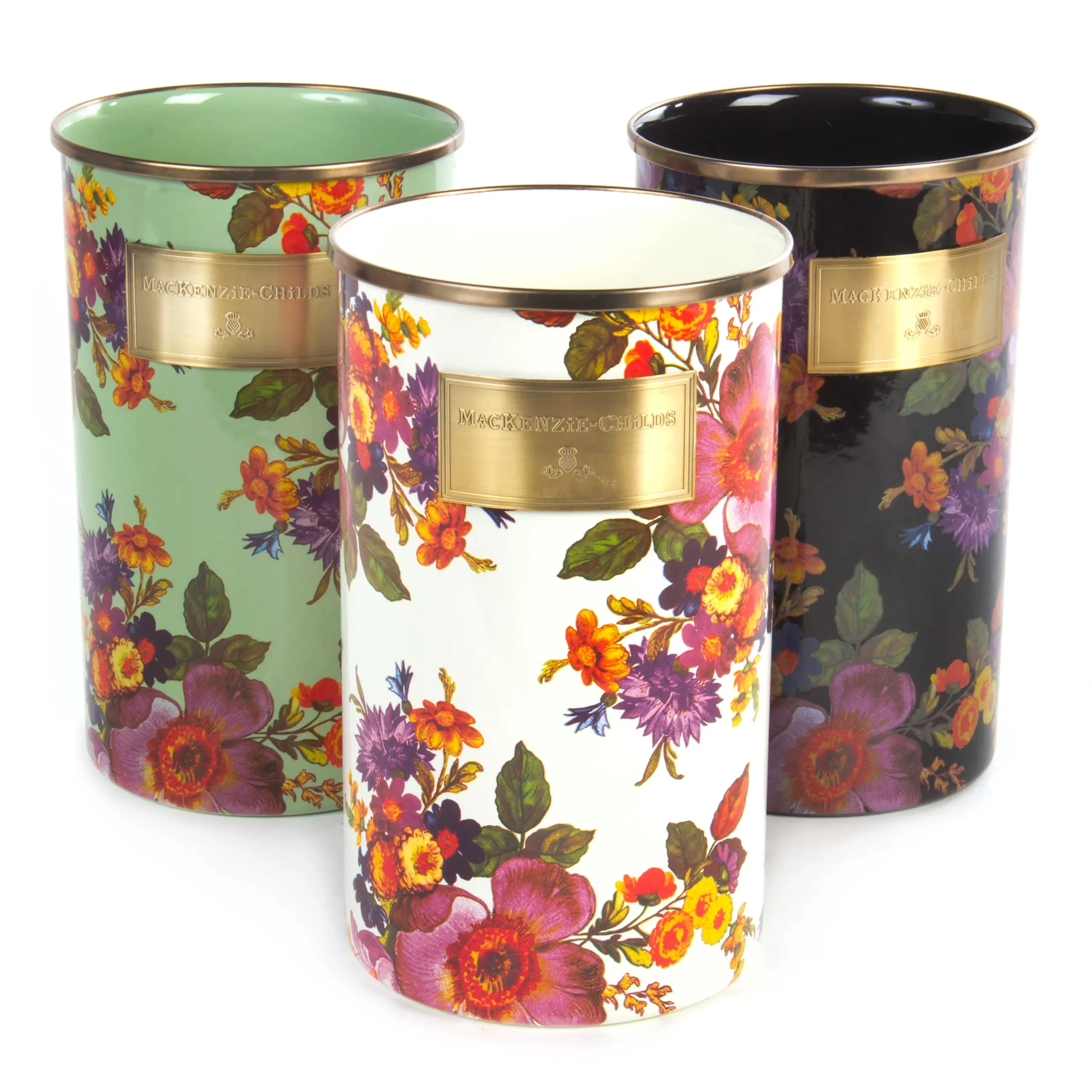 Best MacKenzie-Childs Flower Market Utensil Holder - Black