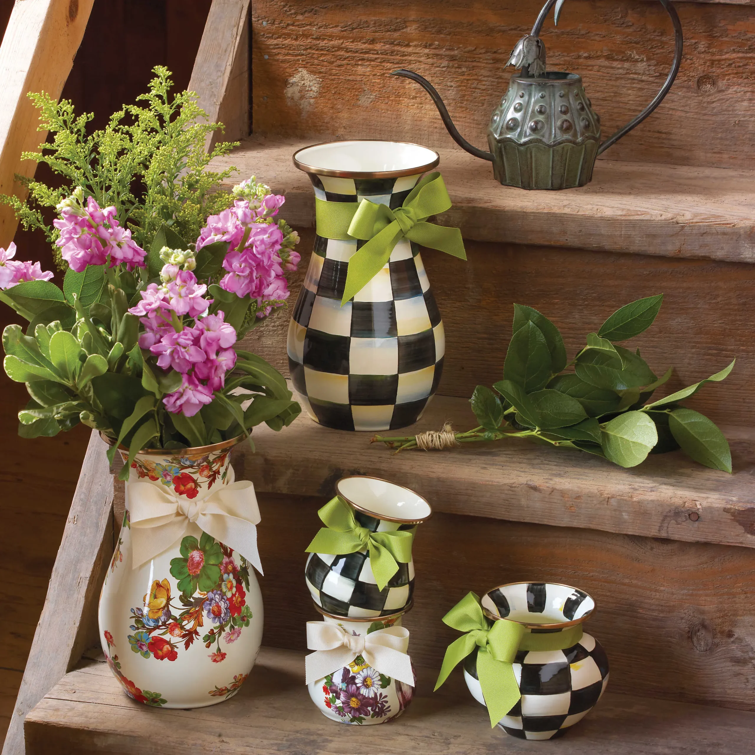 Discount MacKenzie-Childs Flower Market Vase - Tall