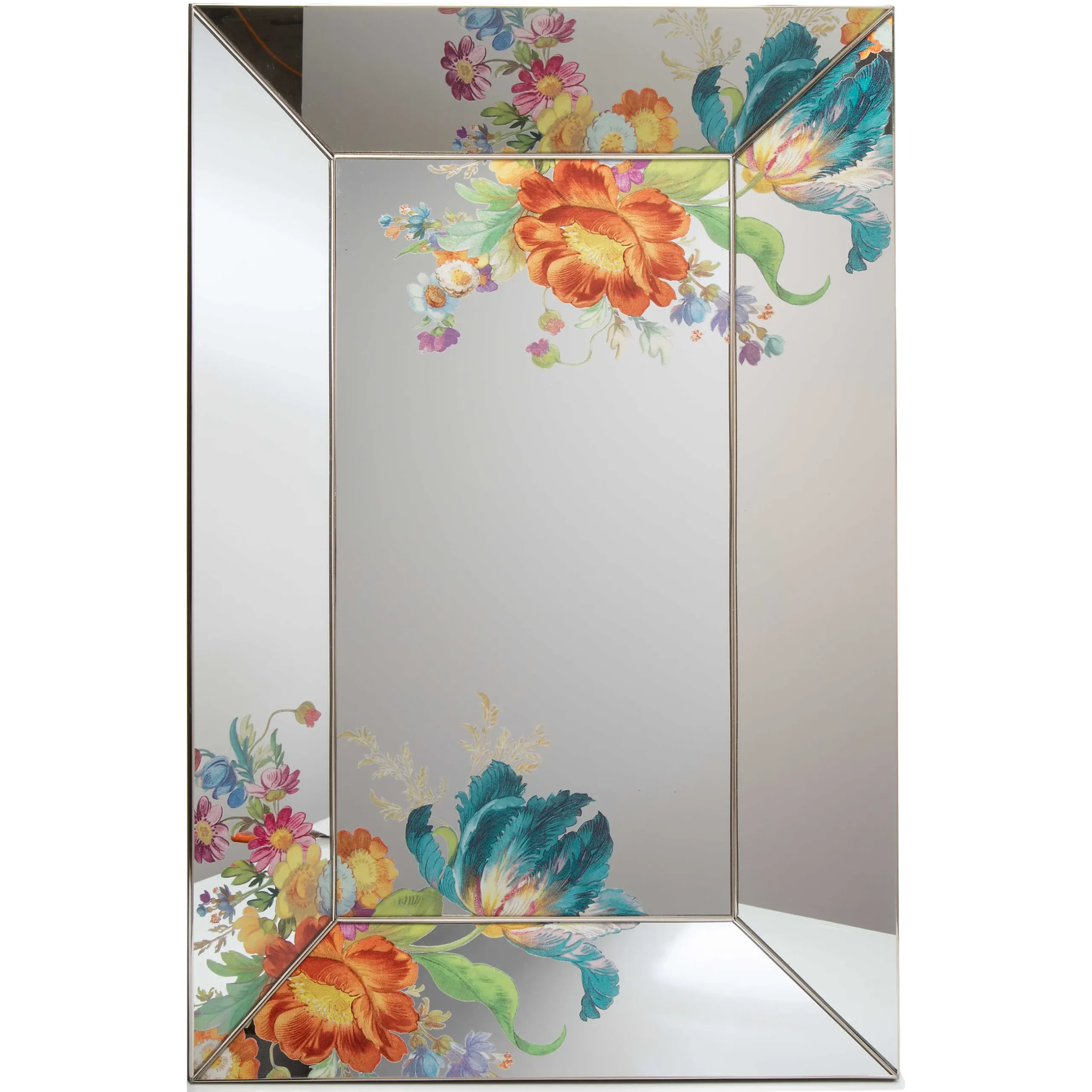New MacKenzie-Childs Flower Market Wall Mirror - Small
