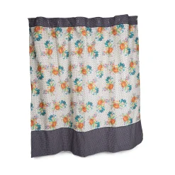 Hot MacKenzie-Childs Flowers & Dots Shower Curtain