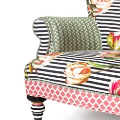 Sale MacKenzie-Childs Flower Show Accent Chair