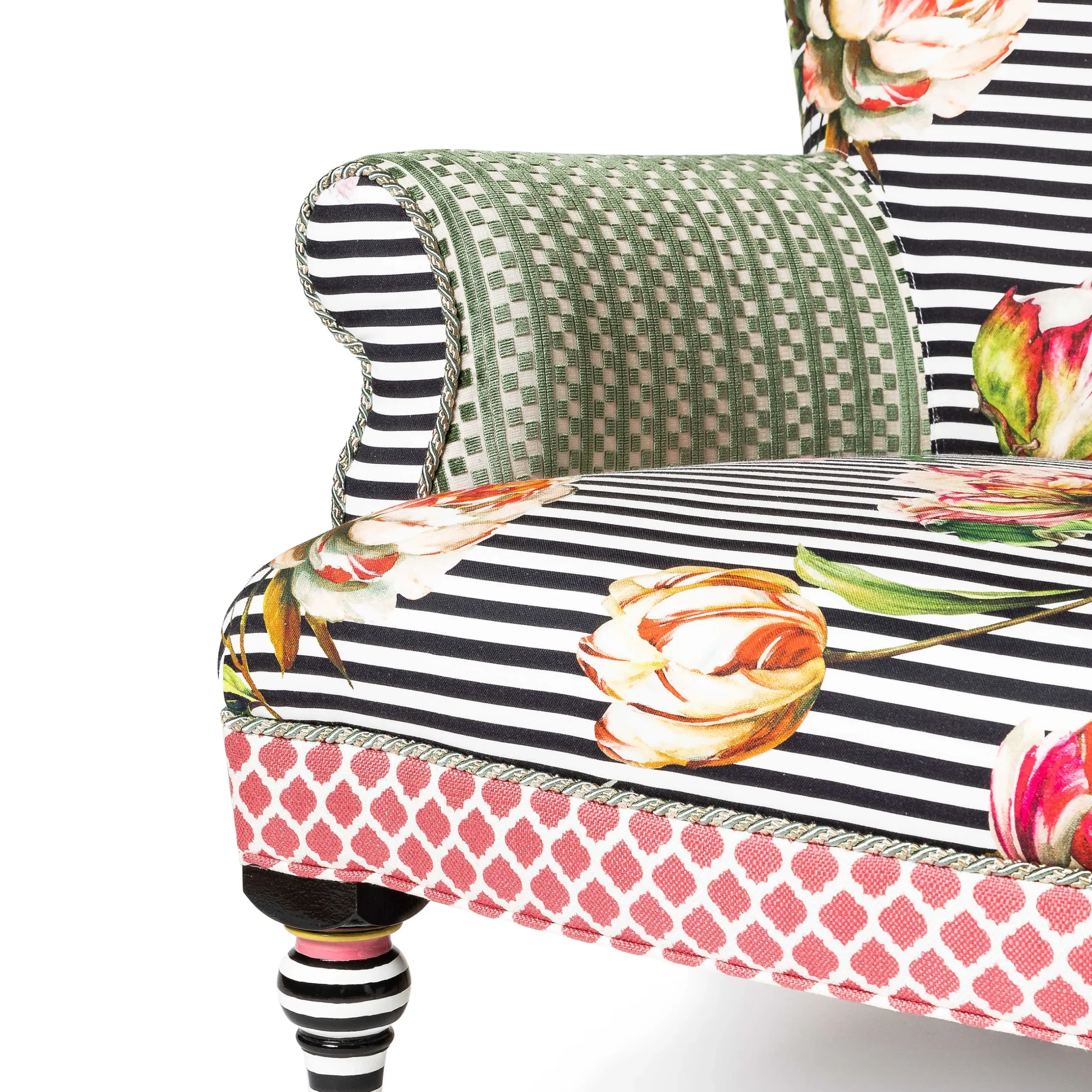Sale MacKenzie-Childs Flower Show Accent Chair