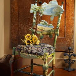 New MacKenzie-Childs Forest Fish Chair