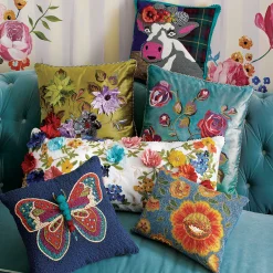 Online MacKenzie-Childs Frida Cowlo Pillow