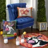 Clearance MacKenzie-Childs Frida Cowlo Rug - 3' Round