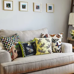 MacKenzie-Childs Frog And Bee Lumbar Pillow