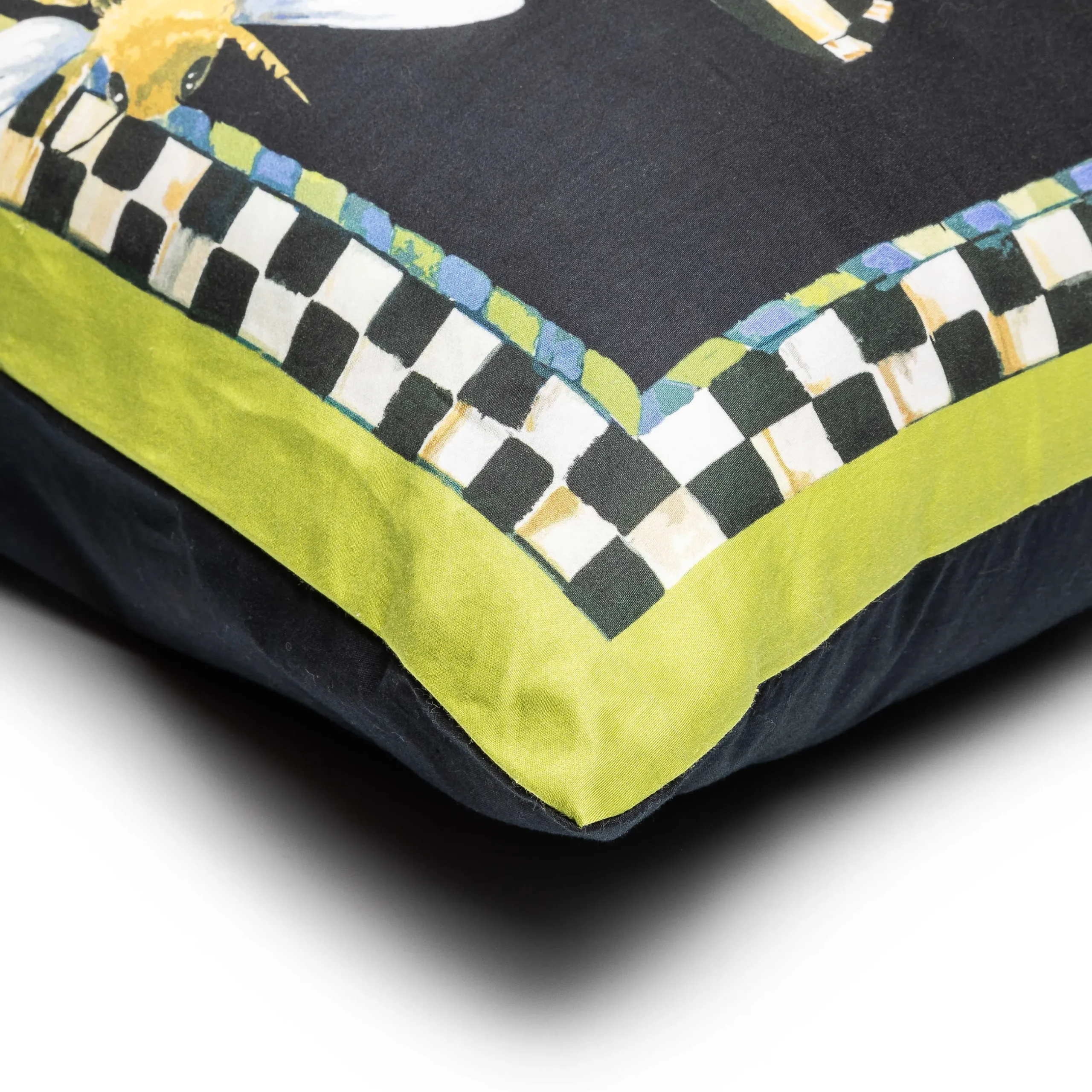 MacKenzie-Childs Frog And Bee Lumbar Pillow