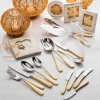 Outlet MacKenzie-Childs Gold Check Flatware - 5-Piece Place Setting