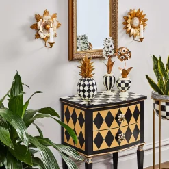 Clearance MacKenzie-Childs Golden Anemone Candle Sconce