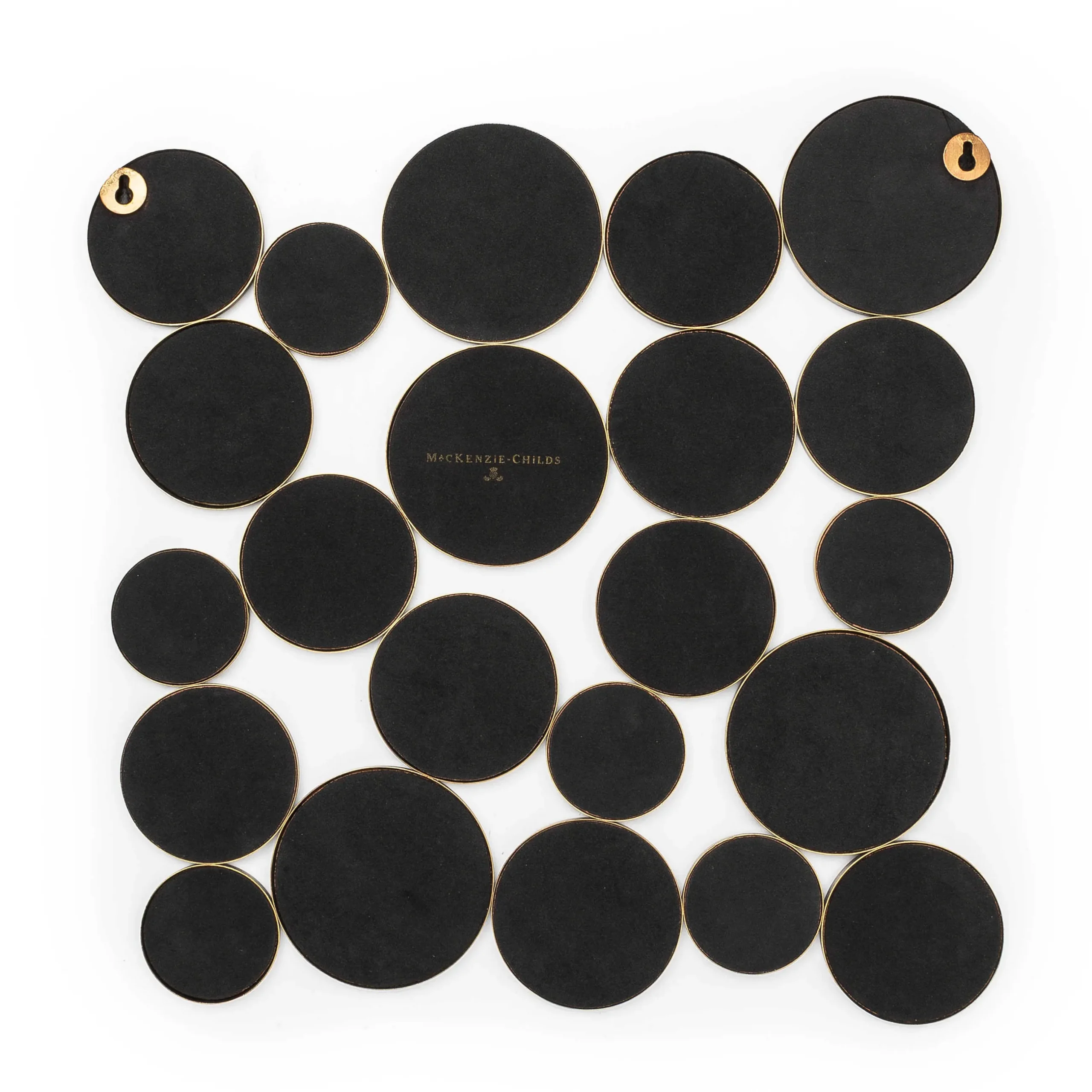 New MacKenzie-Childs Golden Rings Wall Mirror