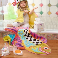 Discount MacKenzie-Childs Happy Fish Bath Rug