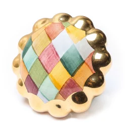 Clearance MacKenzie-Childs Harlequin Round Knob