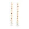 New MacKenzie-Childs Heart Dinner Candles - Set Of 2