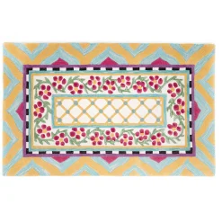 Discount MacKenzie-Childs Hitchcock Field Rug - 3' X 5'