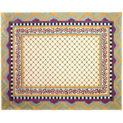 Clearance MacKenzie-Childs Hitchcock Field Rug - 8' X 10'