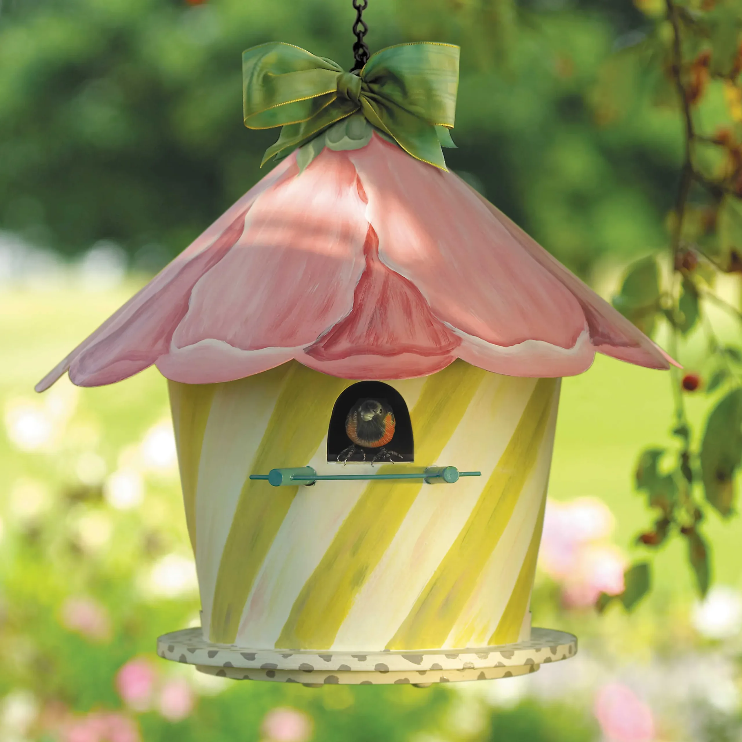 Outlet MacKenzie-Childs Hollyhock Birdhouse