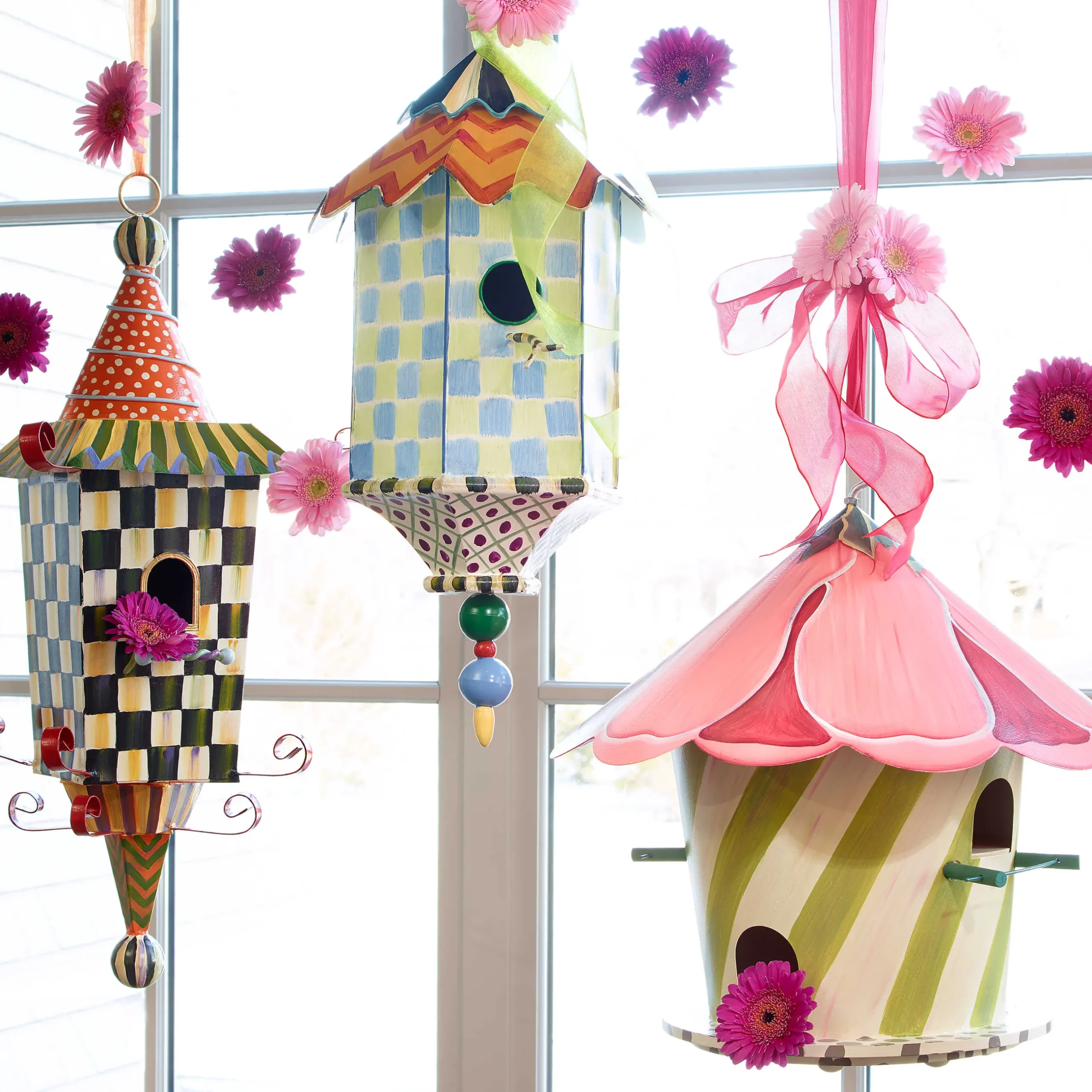 Outlet MacKenzie-Childs Hollyhock Birdhouse