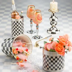 Online MacKenzie-Childs 3260 Ice Bucket - Courtly Check