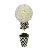 Best MacKenzie-Childs Ivory Topiary Drop In - Large
