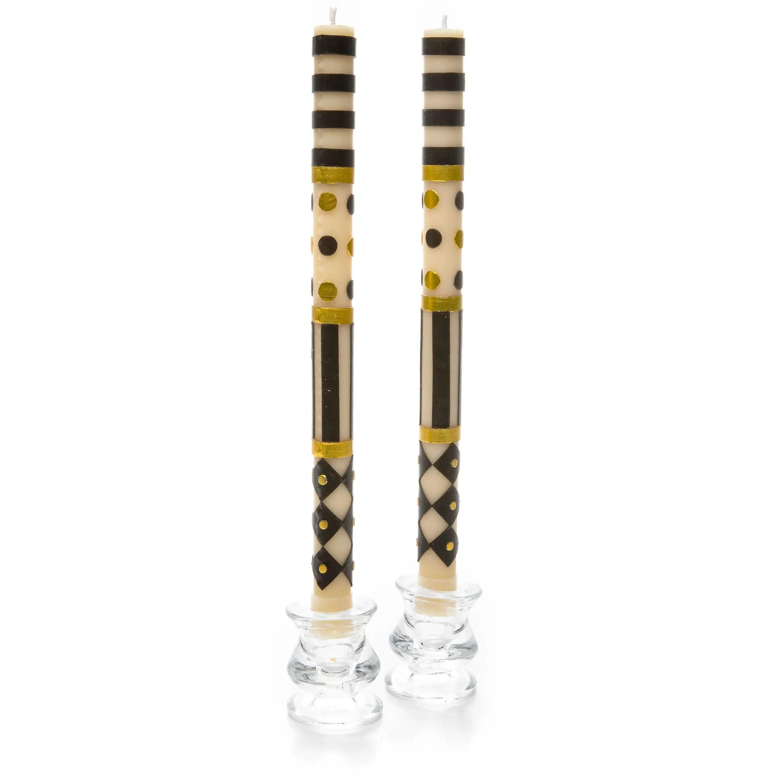 Online MacKenzie-Childs Jester Dinner Candles - Set Of 2