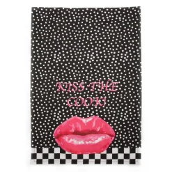 Hot MacKenzie-Childs Kiss The Cook Dish Towel