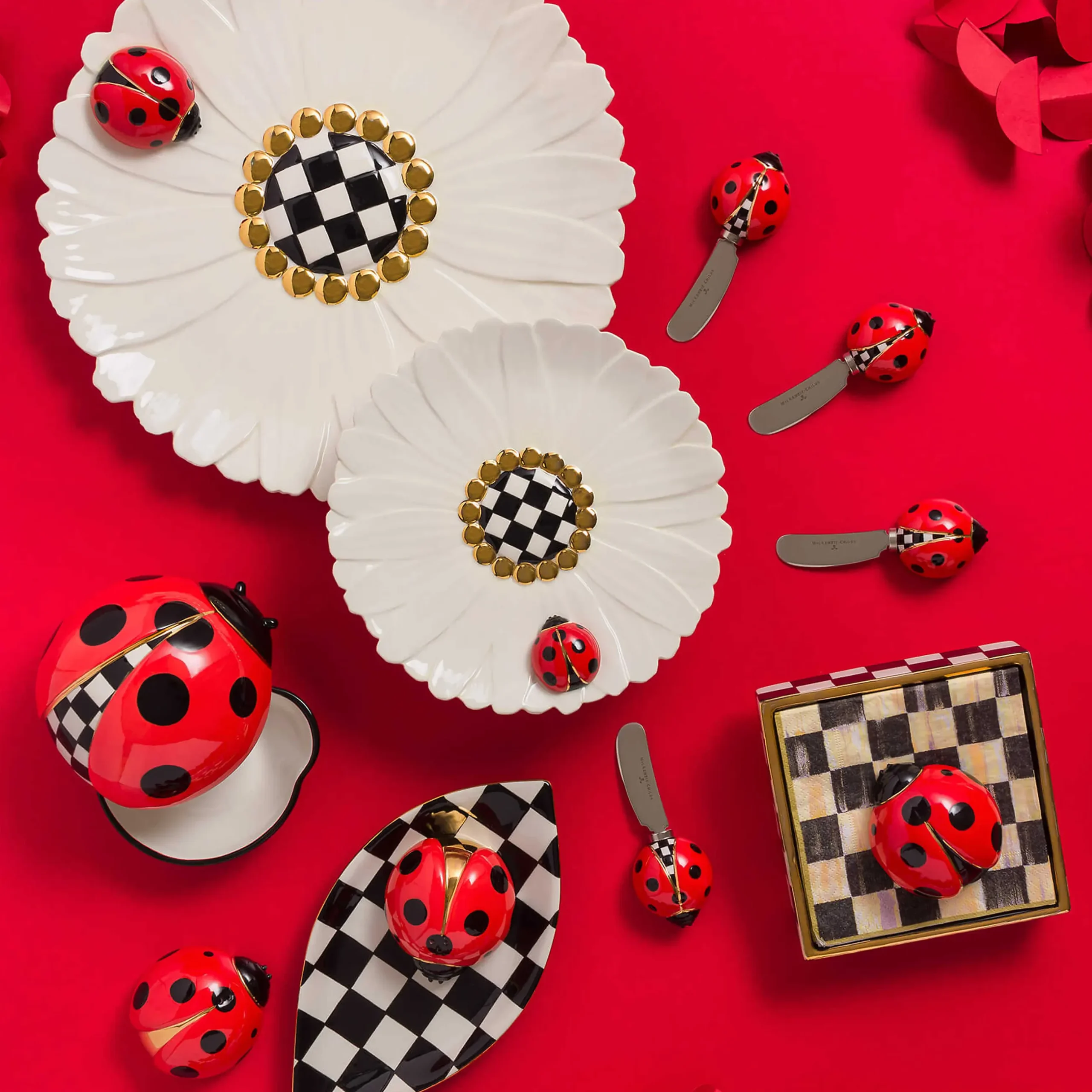 Sale MacKenzie-Childs Ladybug Candle Holder