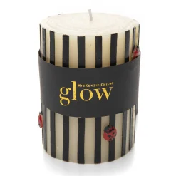Clearance MacKenzie-Childs Ladybug Pillar Candle - 4"