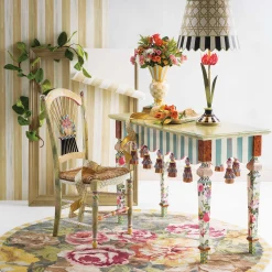 Sale MacKenzie-Childs Light Flower Basket Side Chair