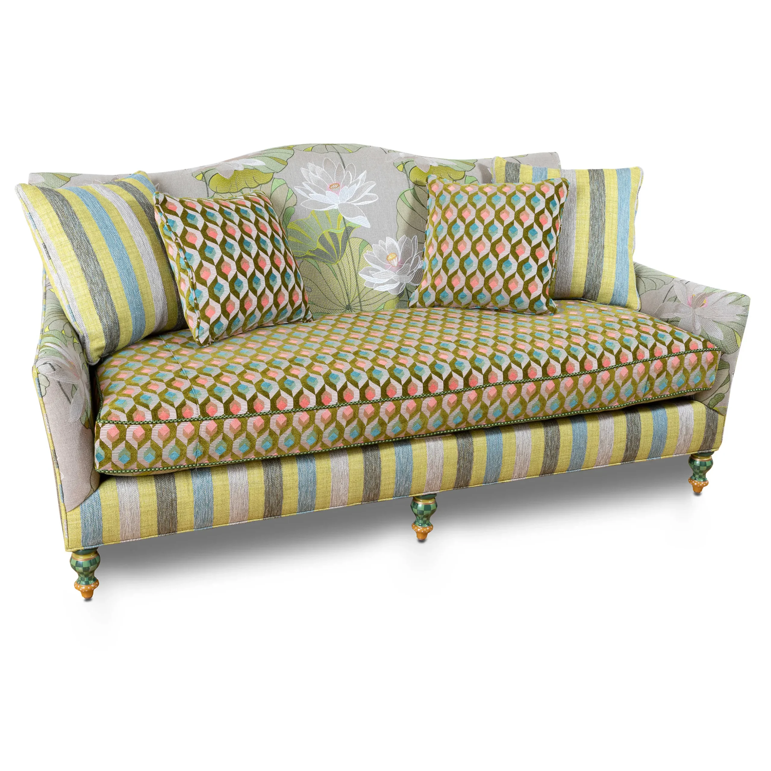Online MacKenzie-Childs Lily Pond Sofa