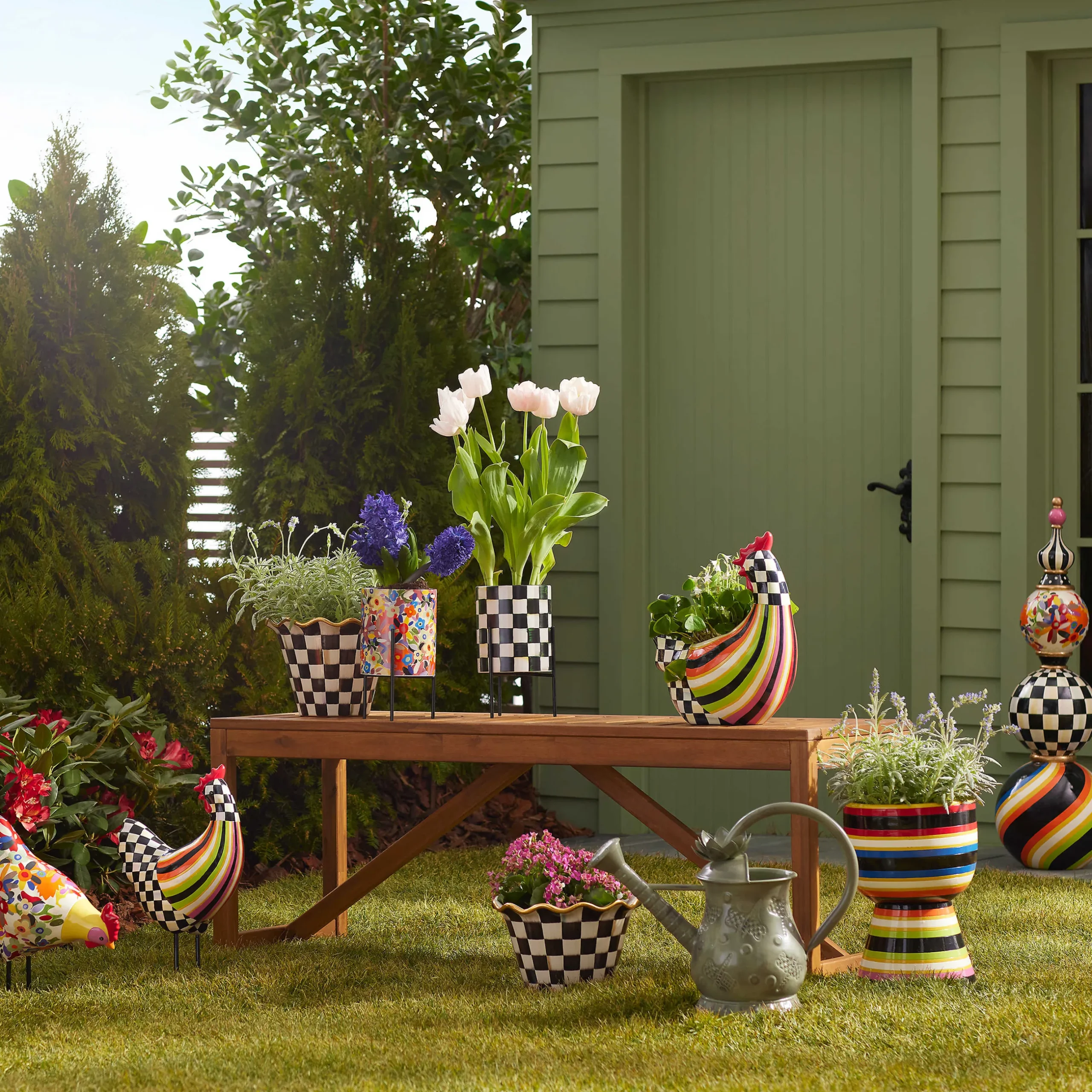 Best MacKenzie-Childs Lily Pond Watering Can