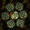 Best MacKenzie-Childs Lucky Check Clover Plate
