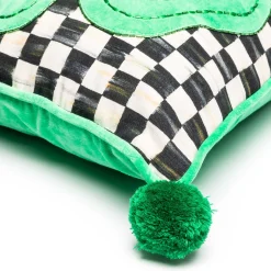 Best MacKenzie-Childs Lucky Clover Pillow