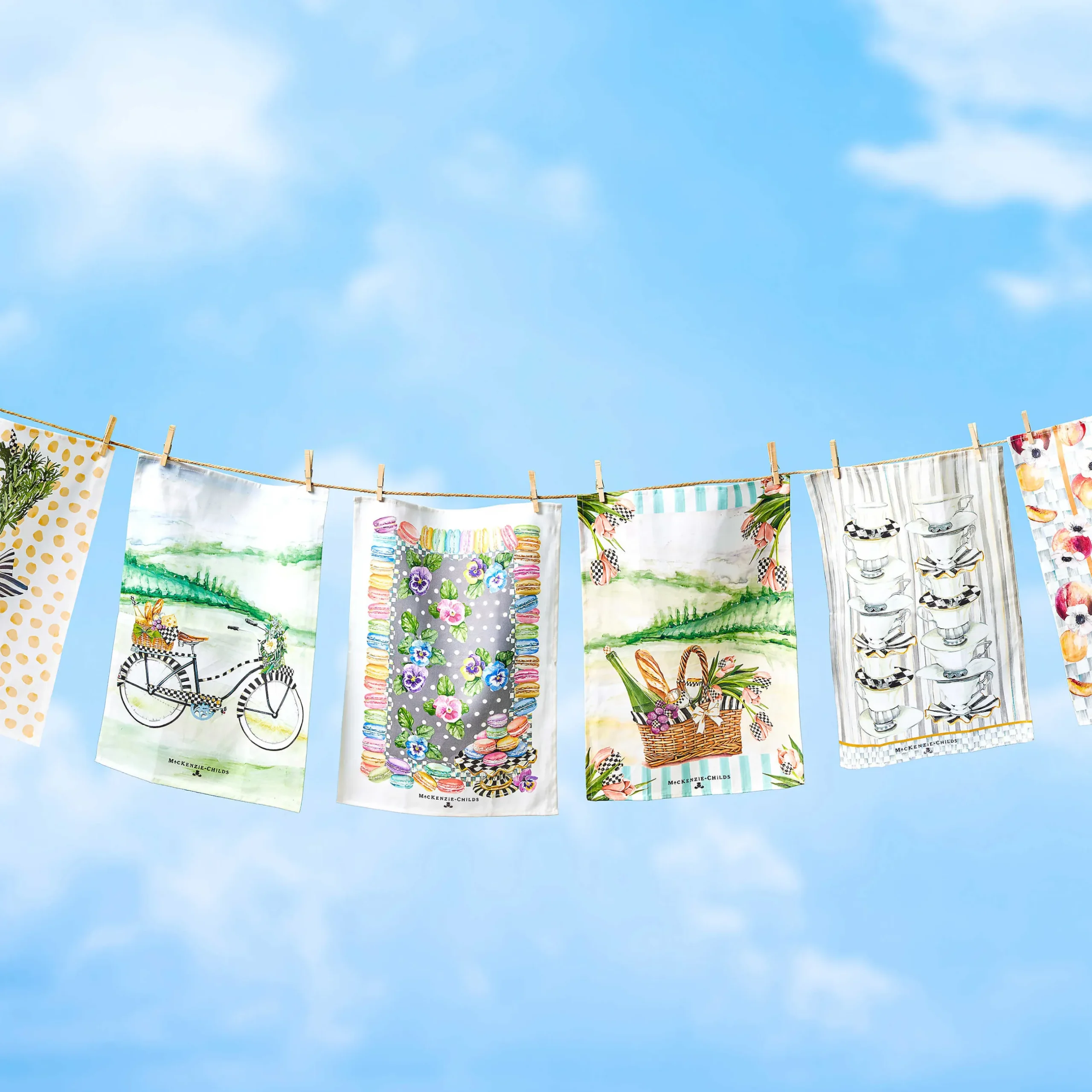 Online MacKenzie-Childs Macaron Dish Towel