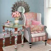 New MacKenzie-Childs Marble Side Table