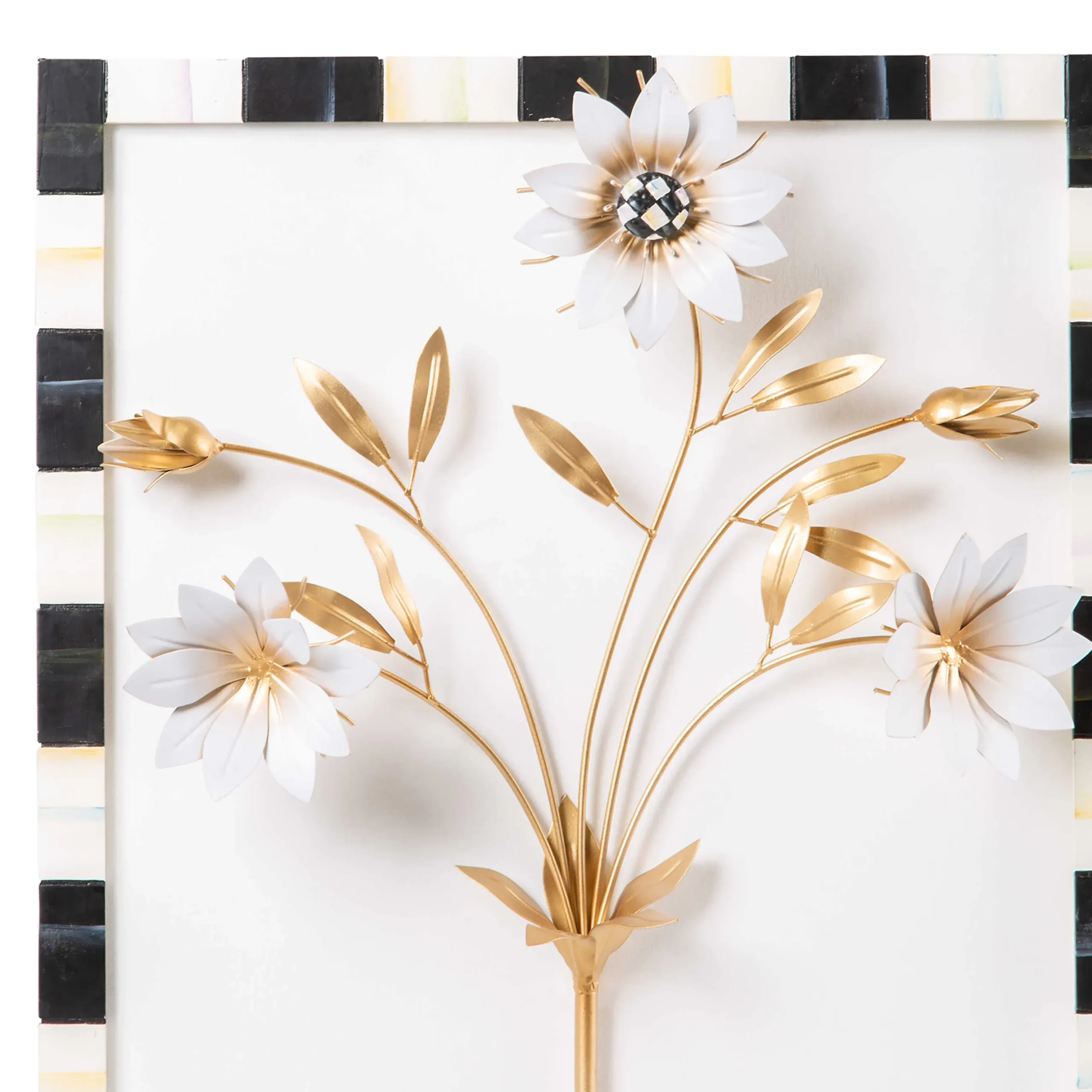 MacKenzie-Childs Marquee Daisy Wall Art
