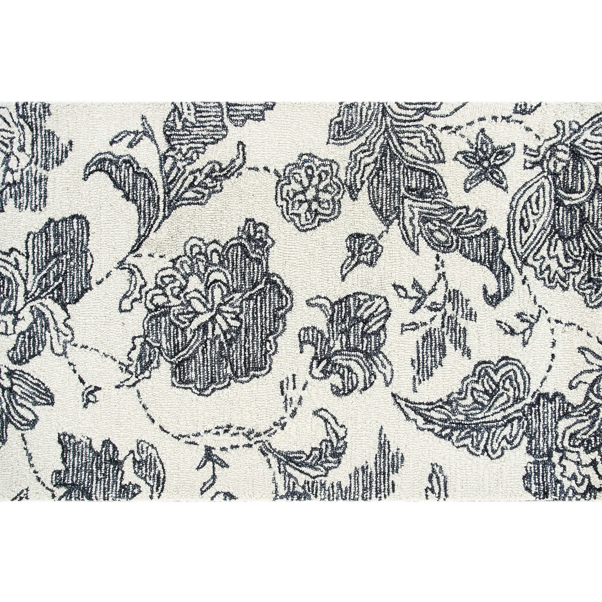 New MacKenzie-Childs Marquee Floral Rug - 2'3" X 3'9"