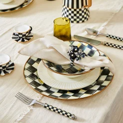 Outlet MacKenzie-Childs Marquee Napkin Rings - Set Of 4