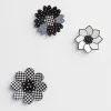 Hot MacKenzie-Childs Marquee Wall Flowers - Set Of 3