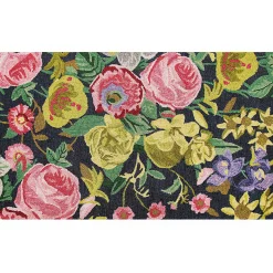 Hot MacKenzie-Childs Midnight Floral Rug - 3' X 5'