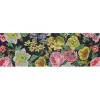 Outlet MacKenzie-Childs Midnight Floral Rug - 2'6" X 8' Runner