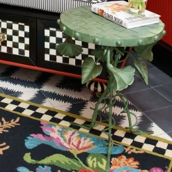 Clearance MacKenzie-Childs Morning Glory Accent Table