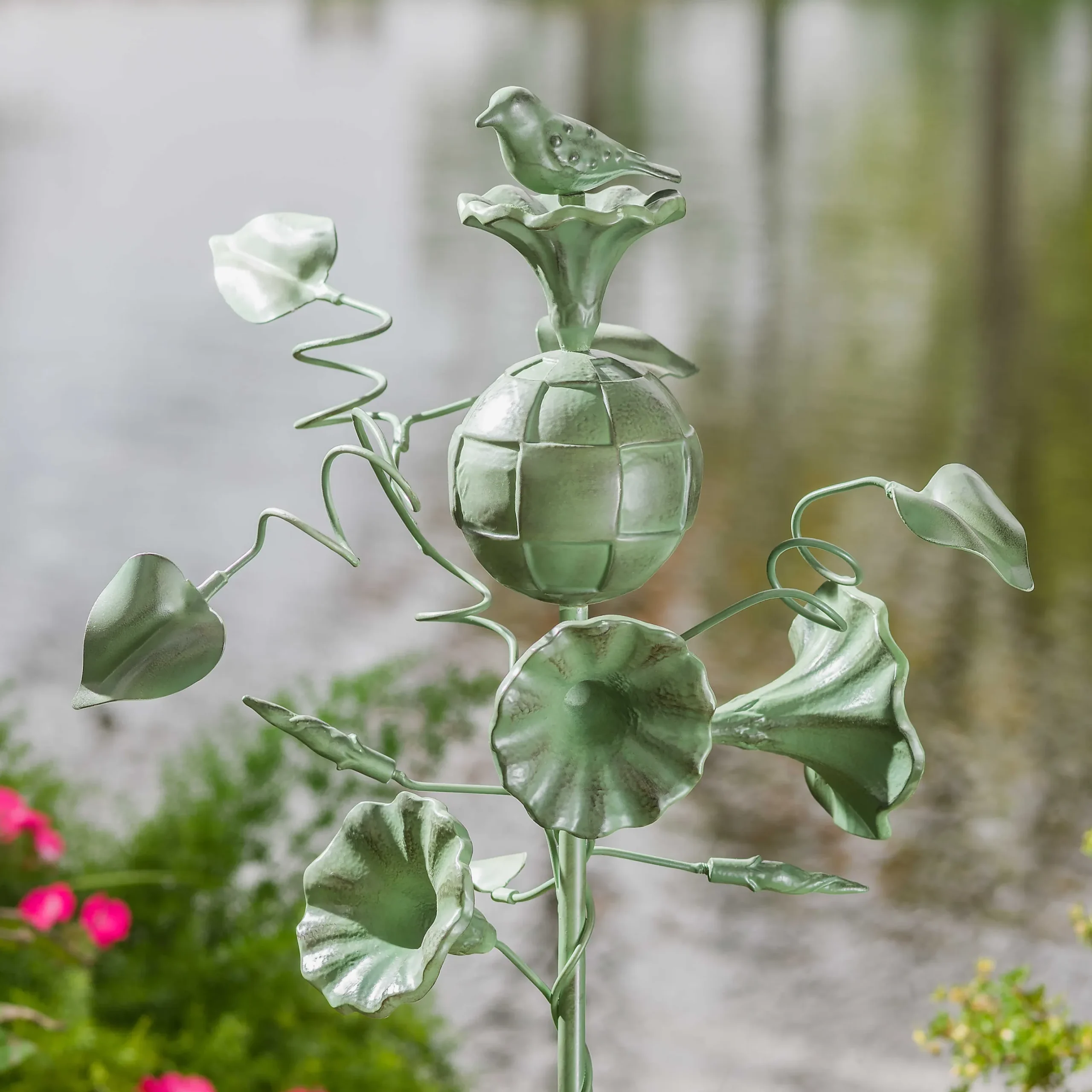 MacKenzie-Childs Morning Glory Garden Stake